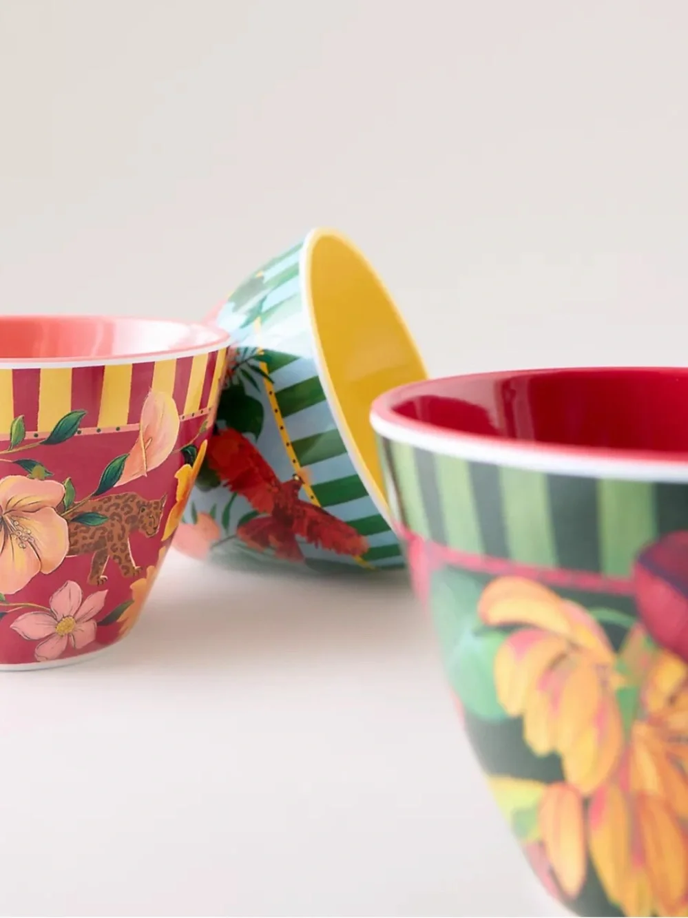 Farm Rio x Anthropologie Multipurpose Mini Snack Bowl Melamine Green Yellow